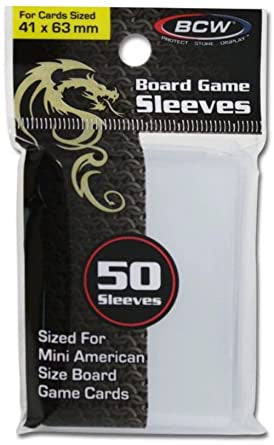 BCW Board Game Sleeves 41x63 mm (50) - Good Games