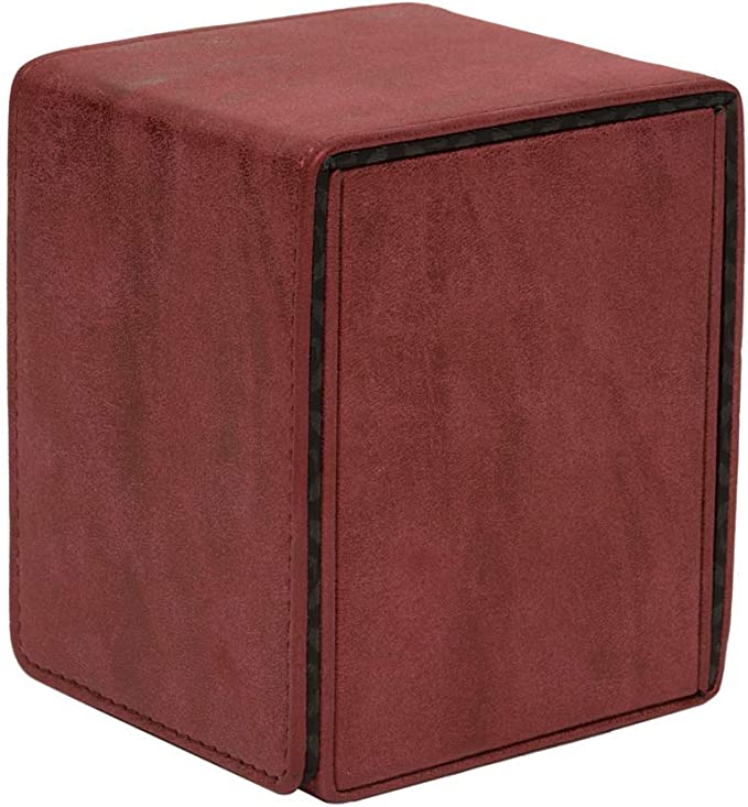 Ultra Pro - Deck Box Alcove Flip Box Suede - Ruby
