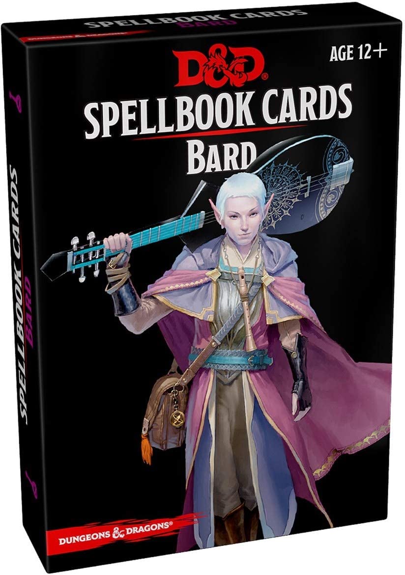 Dungeons & Dragons Spellbook Cards Bard Deck (110 Cards) Revised 2017 Edition V2 - Good Games