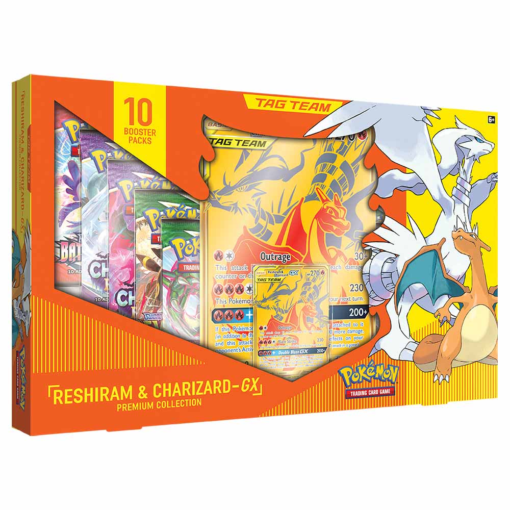 Pokemon TCG - Tag Team Reshiram &amp; Charizard GX Premium Collection - Good Games