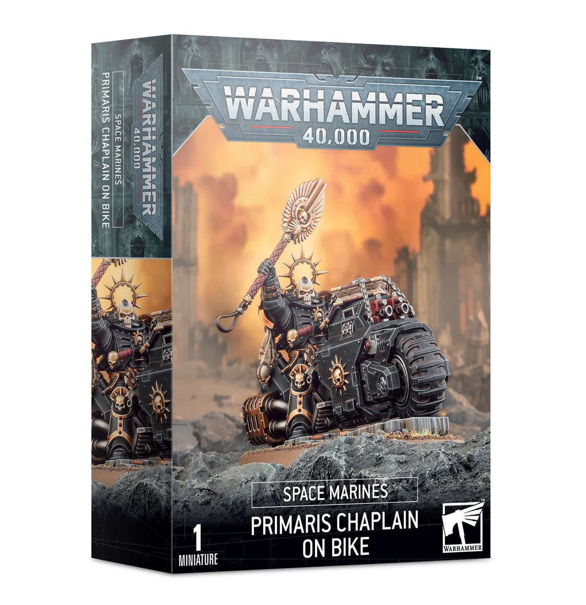 Space Marines - Primaris Chaplain on Bike (48-31) - Good Games