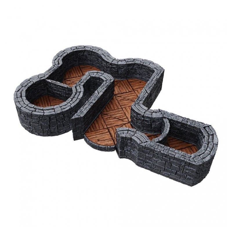 WarLock Tiles Expansion Pack - 1 inch Dungeon Angles &amp; Curves