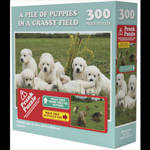 Doing Things Puppies Prank 300 Piece Jigsaw - Good Games