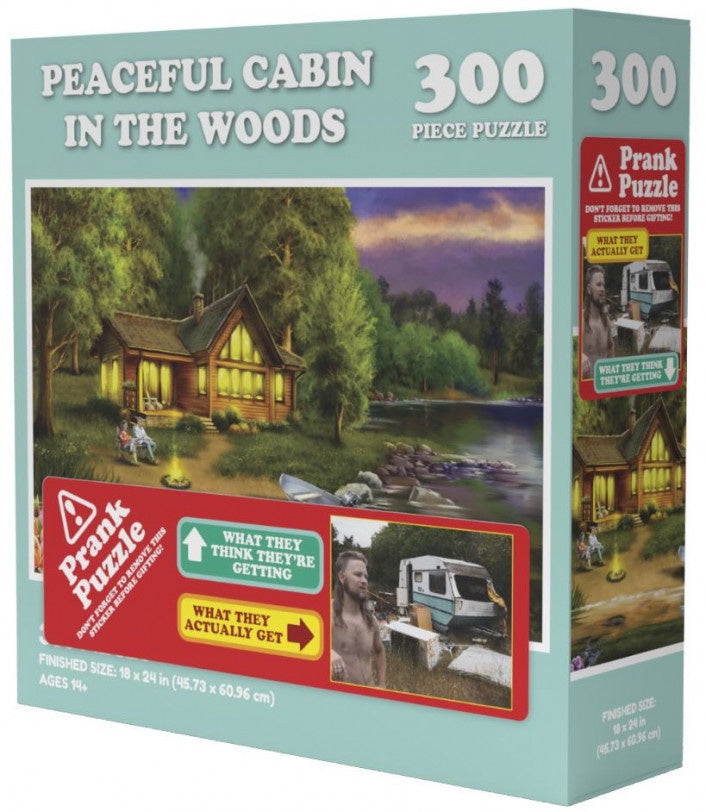 Doing Things Cabin Prank 300 Piece Jigsaw - Good Games