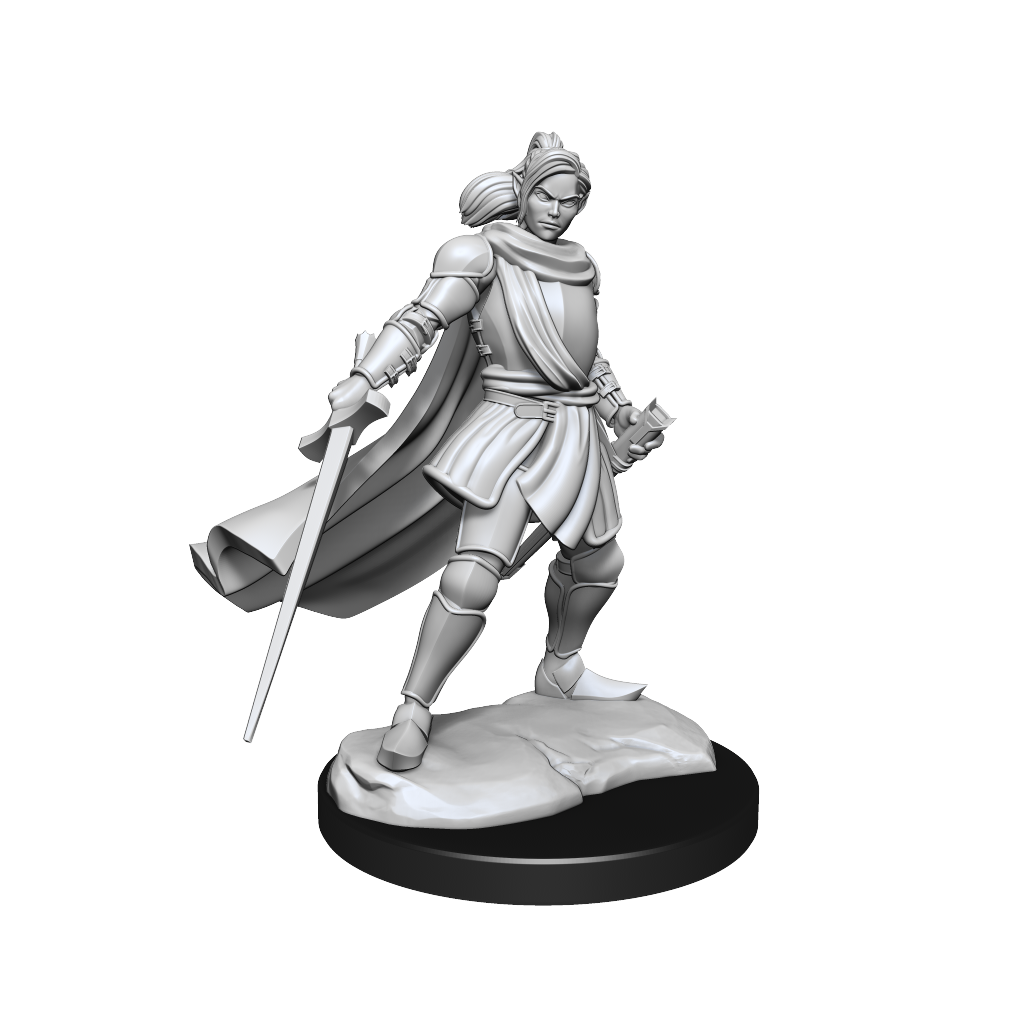 Critical Role Unpainted Miniatures Half-Elf Xhorhas Paladin - Good Games