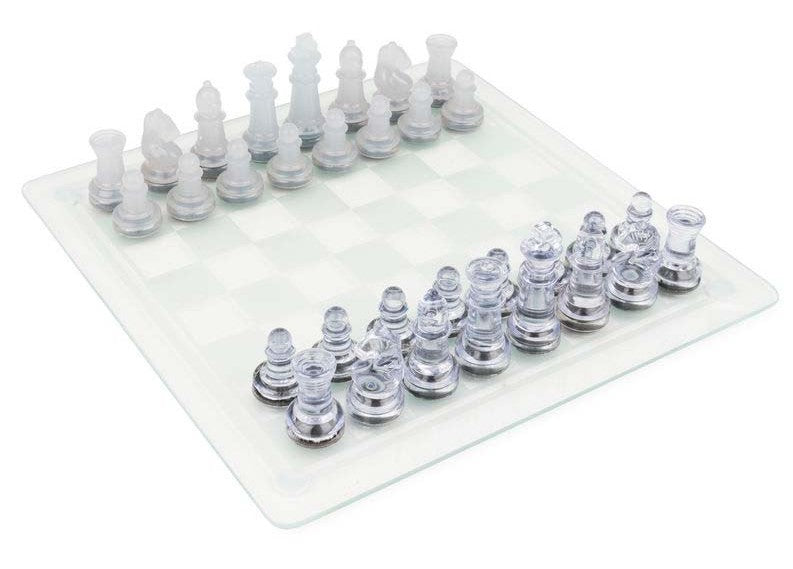 Chess &amp; Checkers Glass