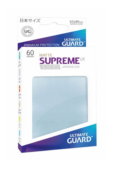 Ultimate Guard - Supreme UX Japanese Size Sleeves Matte Transparent (60)