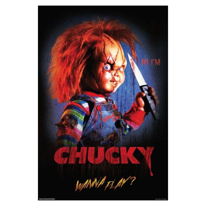 Chucky - Wanna Play Poster - Good Games