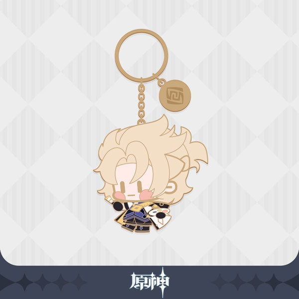Genshin Impact Metallic Character Keychain - Albedo - Good Games