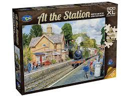 Holdson - At The Station Hampton Loade 500 Piece Jigsaw - Good Games