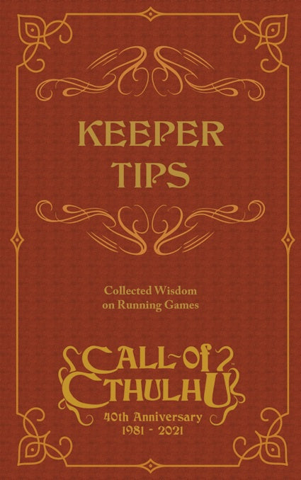 Call of Cthulhu RPG - Keeper Tips Book - Good Games