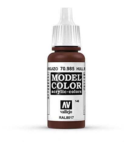 Vallejo Model Colour - Hull Red 17ml Acrylic Paint (AV70985) - Good Games