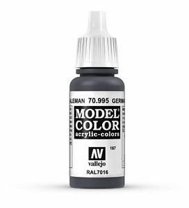 Vallejo Model Colour - German Grey 17ml Acrylic Paint (AV70995) - Good Games