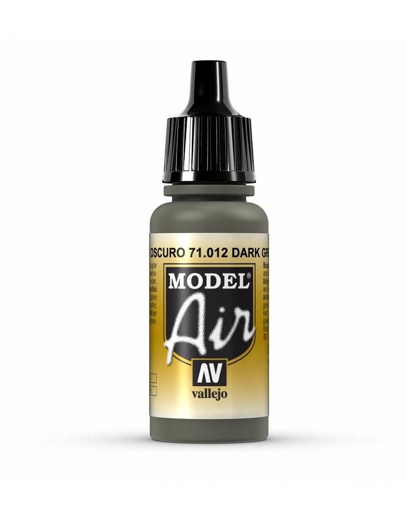 Vallejo Model Air - Dark Green 17ml Acrylic Paint (AV71012) - Good Games