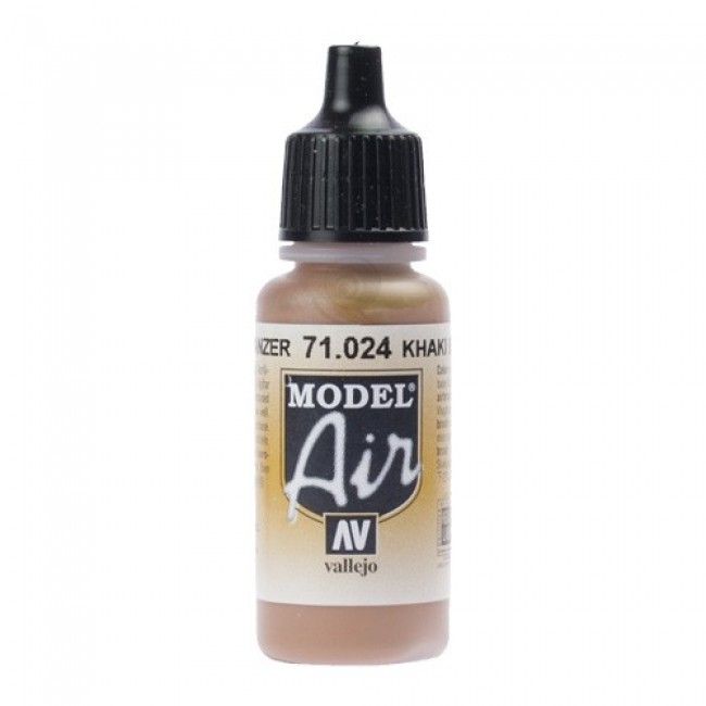 Vallejo Model Air - Khaki Brown 17ml Acrylic Paint (AV71024) - Good Games