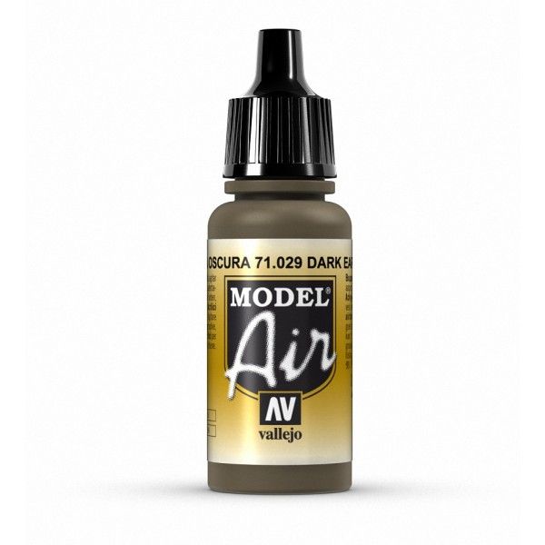 Vallejo Model Air - Dark Earth 17ml Acrylic Paint (AV71029) - Good Games
