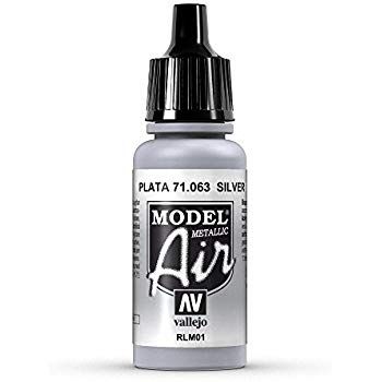 Vallejo Model Air - Silver Rlm 01 17ml Acrylic Paint (AV71063) - Good Games