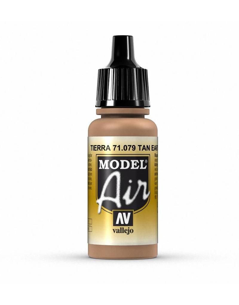 Vallejo Model Air - Tan Earth 17ml Acrylic Paint (AV71079) - Good Games