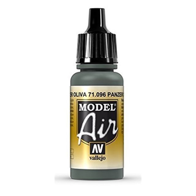 Vallejo Model Air - Panzer Olive 17ml Acrylic Paint (AV71096) - Good Games
