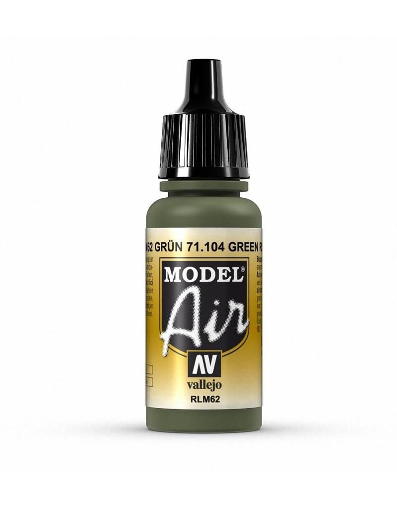 Vallejo Model Air - Green Rlm62 17ml Acrylic Paint (AV71104) - Good Games