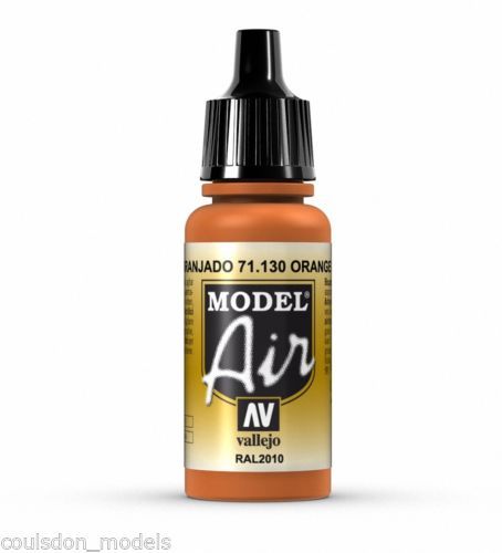 Vallejo Model Air - Orange Rust 17ml Acrylic Paint (AV71130) - Good Games