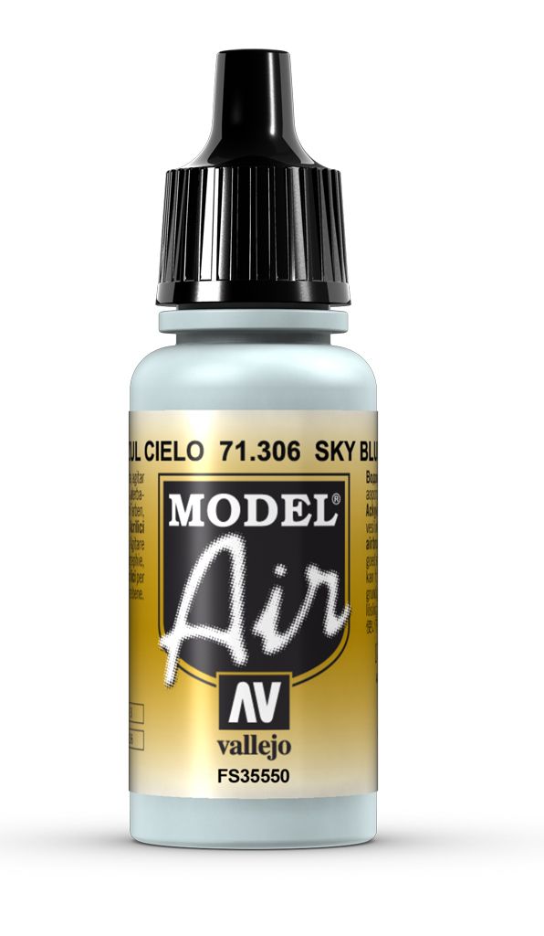 Vallejo Model Air - Sky Blue 17ml Acrylic Paint (AV71306) - Good Games
