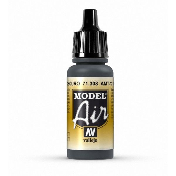 Vallejo Model Air - Amt-12 Dark Grey 17ml Acrylic Paint (AV71308) - Good Games