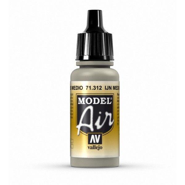 Vallejo Model Air - Ijn Medium Grey 17ml Acrylic Paint (AV71312) - Good Games