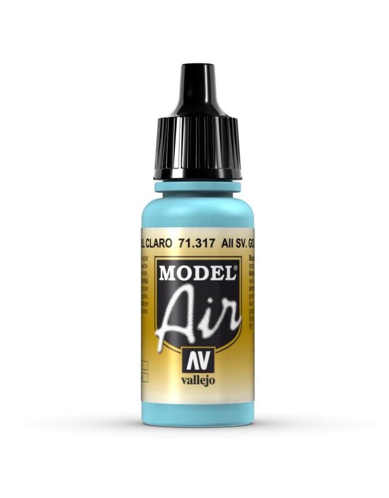 Vallejo Model Air - Aii Sv Gol Light Blue 17ml Acrylic Paint (AV71317) - Good Games