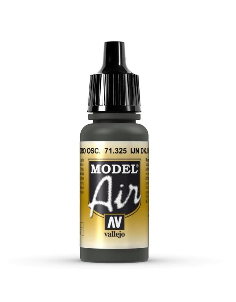 Vallejo Model Air - Ijn Dark Black Green 17ml Acrylic Paint (AV71325) - Good Games