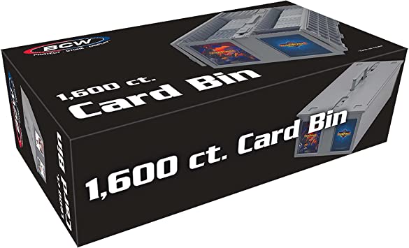 BCW Collectible Card Bin 1600 Grey