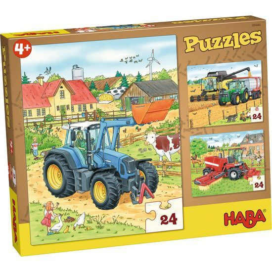 Tractor and Co. 24 Piece Jigsaws - Good Games