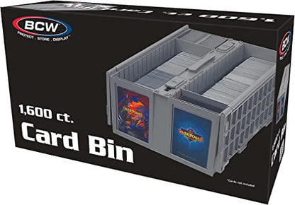 BCW Collectible Card Bin 1600 Grey - Good Games