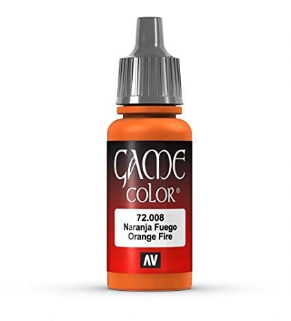 Vallejo Game Colour - Orange Fire 17ml Acrylic Paint (AV72008) - Good Games