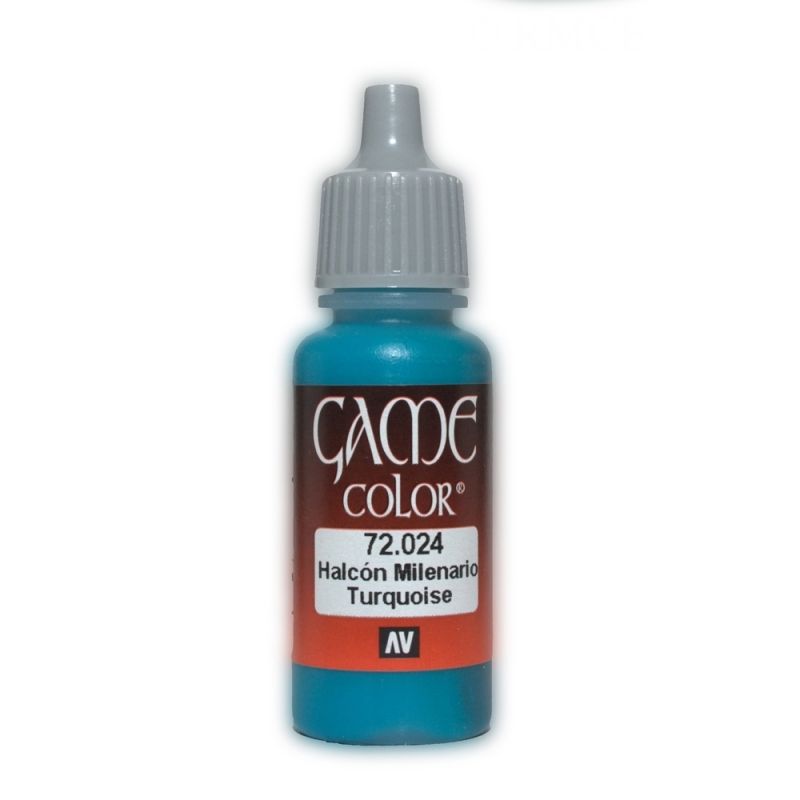 Vallejo Game Colour - Falcon Turquoise 17ml Acrylic Paint (AV72024) - Good Games