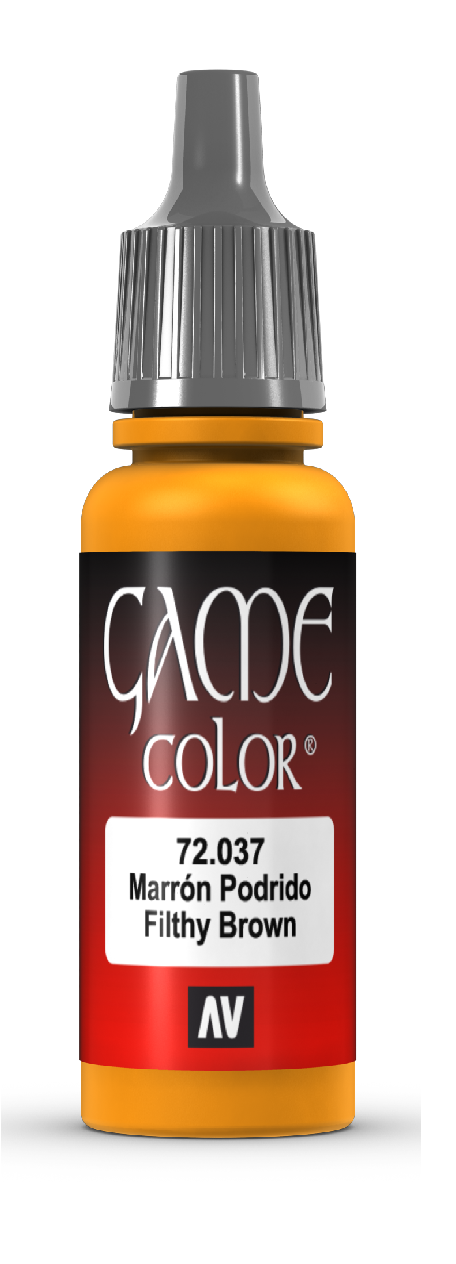 Vallejo Game Colour - Filthy Brown 17ml Acrylic Paint (AV72037) - Good Games