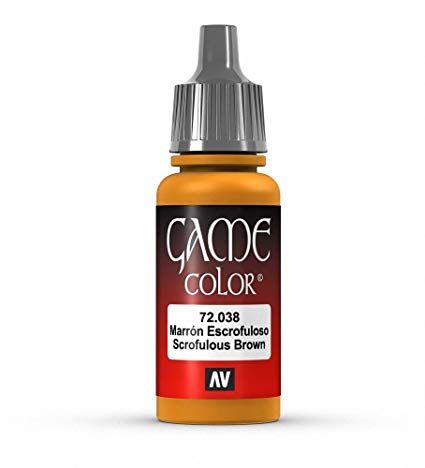 Vallejo Game Colour - Scrofulous Brown 17ml Acrylic Paint (AV72038) - Good Games