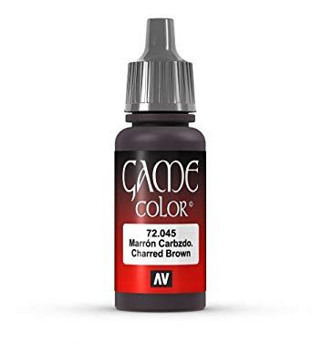 Vallejo Game Colour - Charred Brown 17ml Acrylic Paint (AV72045) - Good Games