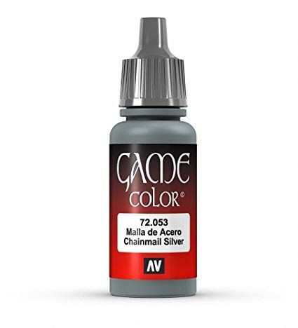 Vallejo Game Colour - Chainmail Silver 17ml Acrylic Paint (AV72053) - Good Games
