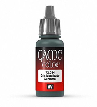 Vallejo Game Colour - Gunmetal Metal 17ml Acrylic Paint (AV72054) - Good Games