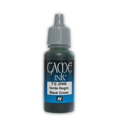 Vallejo Game Colour - Ink Black Green 17ml Acrylic Paint (AV72090) - Good Games