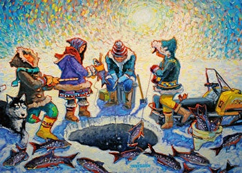 Ravensburger - Ice Fishing 1000 Piece Jigsaw