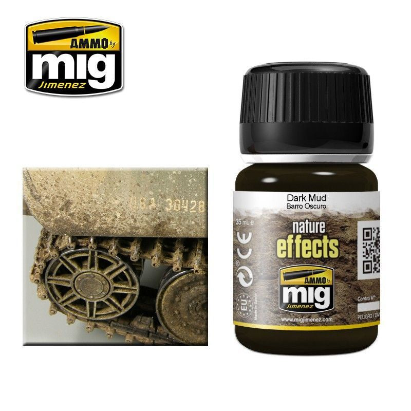 Ammo by MIG Enamel Effects Dark Mud 35ml - Good Games