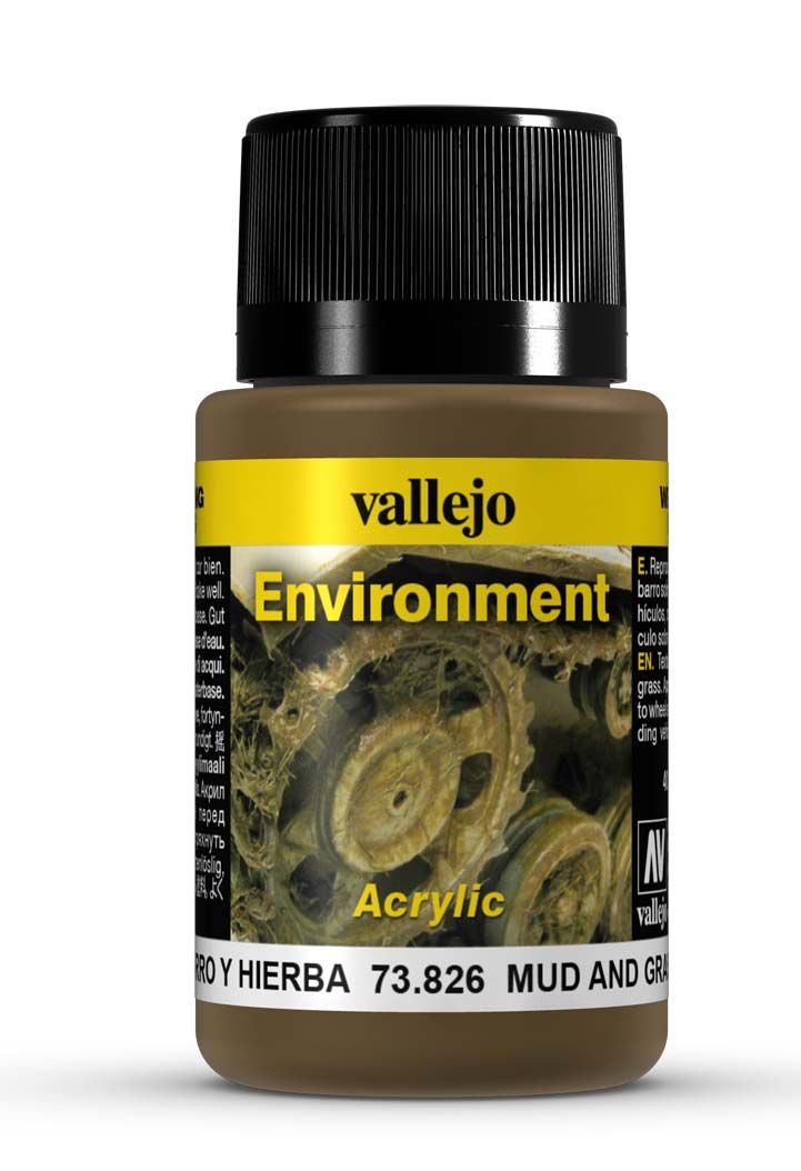 Vallejo Weathering Effects Mud And Grass Effect 40 Ml - Good Games
