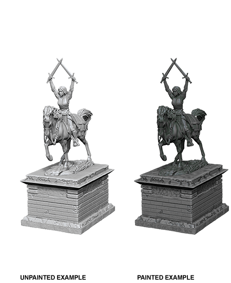 WizKids Deep Cuts Unpainted Miniatures: Heroic Statue - Good Games