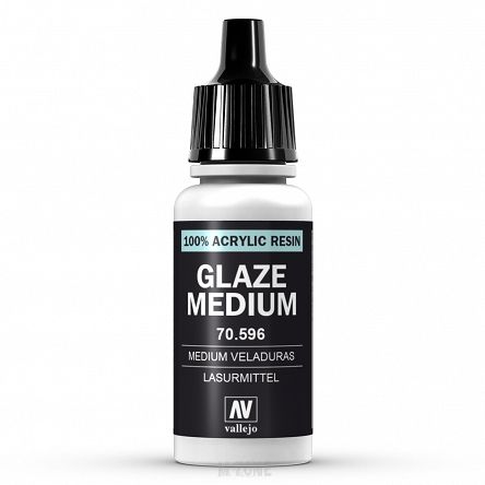 Vallejo Glaze Medium 17ml Acrylic Paint (AV70596) - Good Games