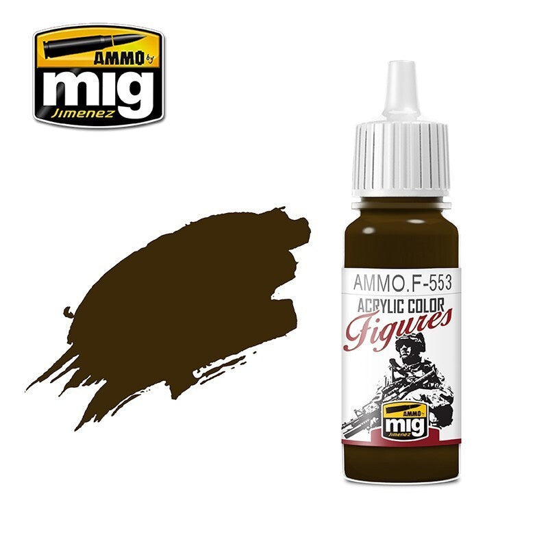 Ammo by MIG Figures Paints Burnt Brown Red 17ml - Good Games