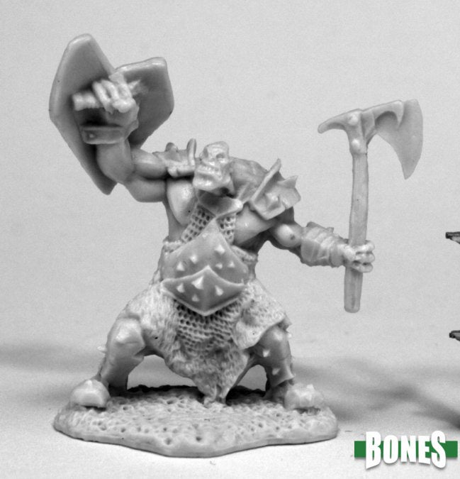 Reaper Bones Orc Slayer - Axe And Shield - Good Games