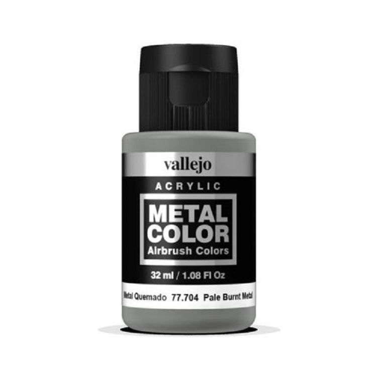 Vallejo Metal Colour - Pale Burnt Metal 32ml Acrylic Paint (AV77704) - Good Games