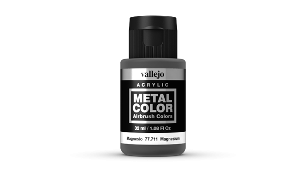 Vallejo Metal Colour - Magnesium 32ml Acrylic Paint (AV77711) - Good Games